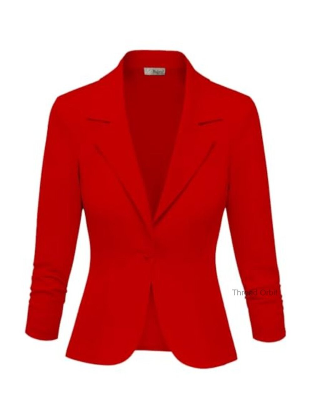 Womens Ponte Blazer Comfy Business Casual Office Jacket Lightweight